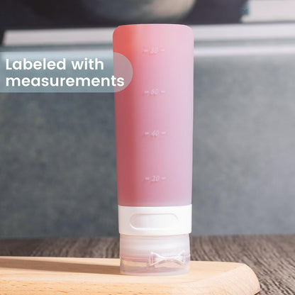MICEBAY 2 oz Condiment Squeeze Bottles, Leakproof Salad Dressing Container