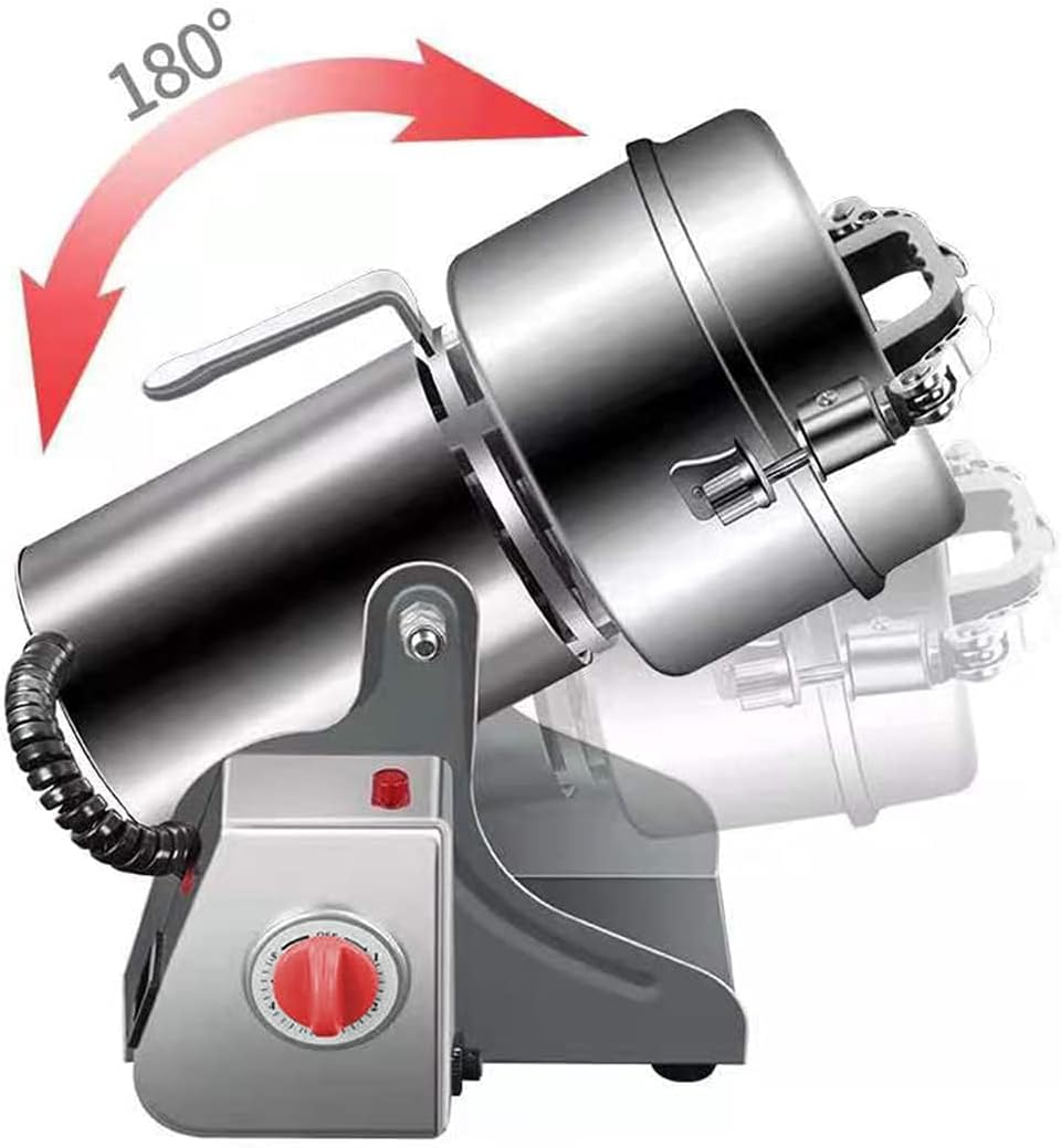 LEJIEYIN Electric herb Grinder 550g High Speed Electric Stainless Steel Spice Flour Mill Herb Grinder Powder Machine for Dry Food Grin