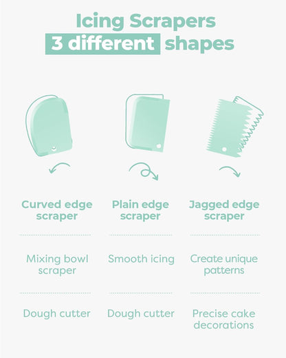 Kootek Cake Decorating Kit with Turntable Baking Supplies for Beginner Pros