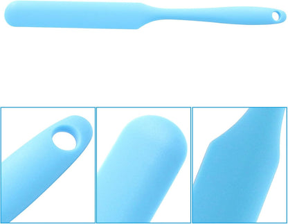 5Pcs Silica Gel Jar Scraper Spatulas, Multi-Color