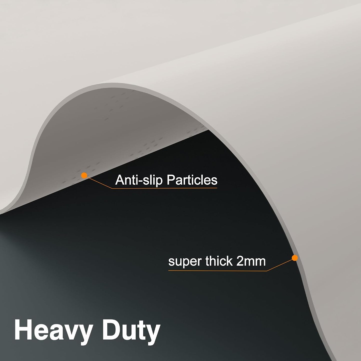 AECHY Extra Large Silicone Mat 78.74”x19.69”x0.08”, Multipurpose Silicone Mat Thick Heat Resistant Mat Shipped Rolled Up Kitchen Counter Mat Nonslip Silicone Mats for Kitchen Counter Translucent