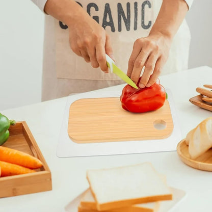 NICENEEDED Non-Slip Cutting Board Mat, Non Absorbent Safety Mat Under Kitchen Cutting Boards, Clear flexible Cutting Board Mat for Home Cooks and Chefs, Dishwasher Safe