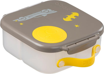 b.box Mini Lunch Box 2-Pack, Leak Proof Bento Box for Kids, 3 Compartment Snack Containers Ages 3+, Lunchbox for Daycare + School, Dishwasher Safe, BPA-Free, PFAS-Free, 4.25 Cup - Blue + Green