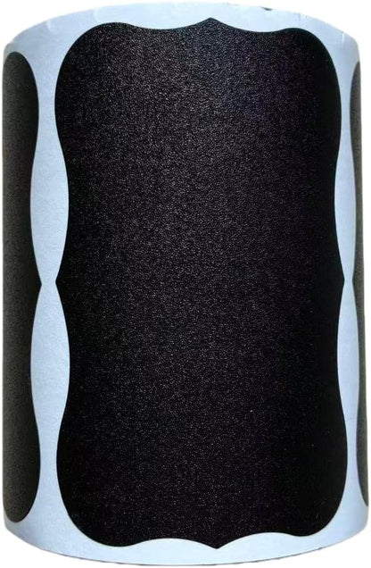 Blackboard Labels - 185 Waterproof Reusable Blackboard Stickers with 3 Liquid Chalk for Mason Jars, Party Decor, Craft Rooms, Weddings, Storage。