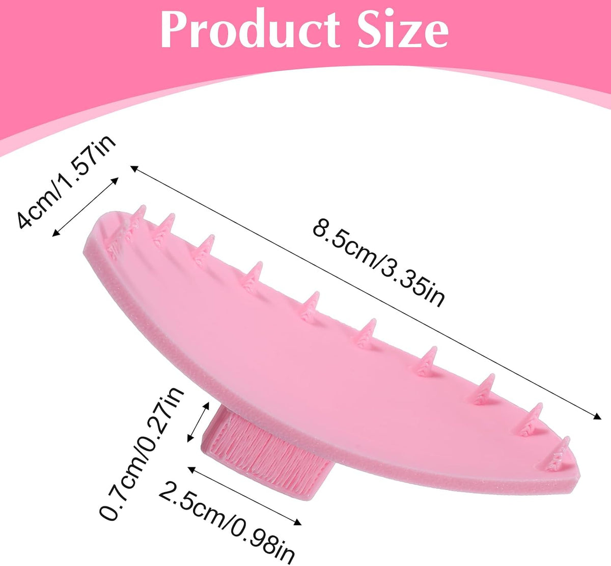 2Pcs Pink Cake Leveler Tool, 3D Cake Arch Guide Tool for 6"-10" Round Cakes Bakers