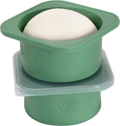 PLUS 1000ml Pizza Dough Proofing Containers, 2-Pack, Green
