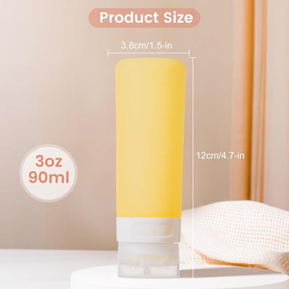 MICEBAY 2 oz Condiment Squeeze Bottles, Leakproof Salad Dressing Container