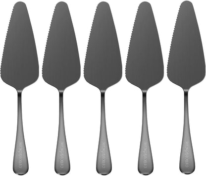 5x Cake Server Pie Holder Transfer Triangular Spade Spatula for Pizza Cake