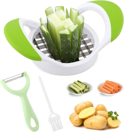 French Fry Cutter for Potato Stainless Steel French Fry Slicer