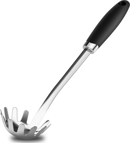 Stainless Steel Slotted Turner Spatula, Thin Edge Turner, Silver | Thin-edge Metal Spatula for Cast Iron and Stainless Steel Pans; Flips Eggs, Pancakes Burgers; Dishwasher Safe