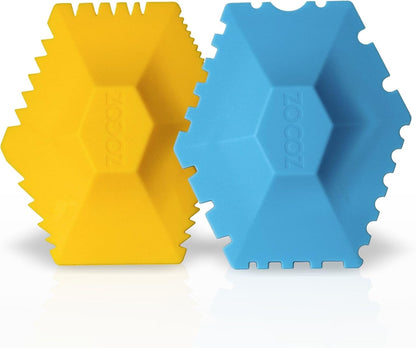 Chef Plating Tools Culinary Set - 2 Silicone Wedges with 12 Patterns - Professional Chef Tools for Food Plating, Pastry Art, and Chef Gifts
