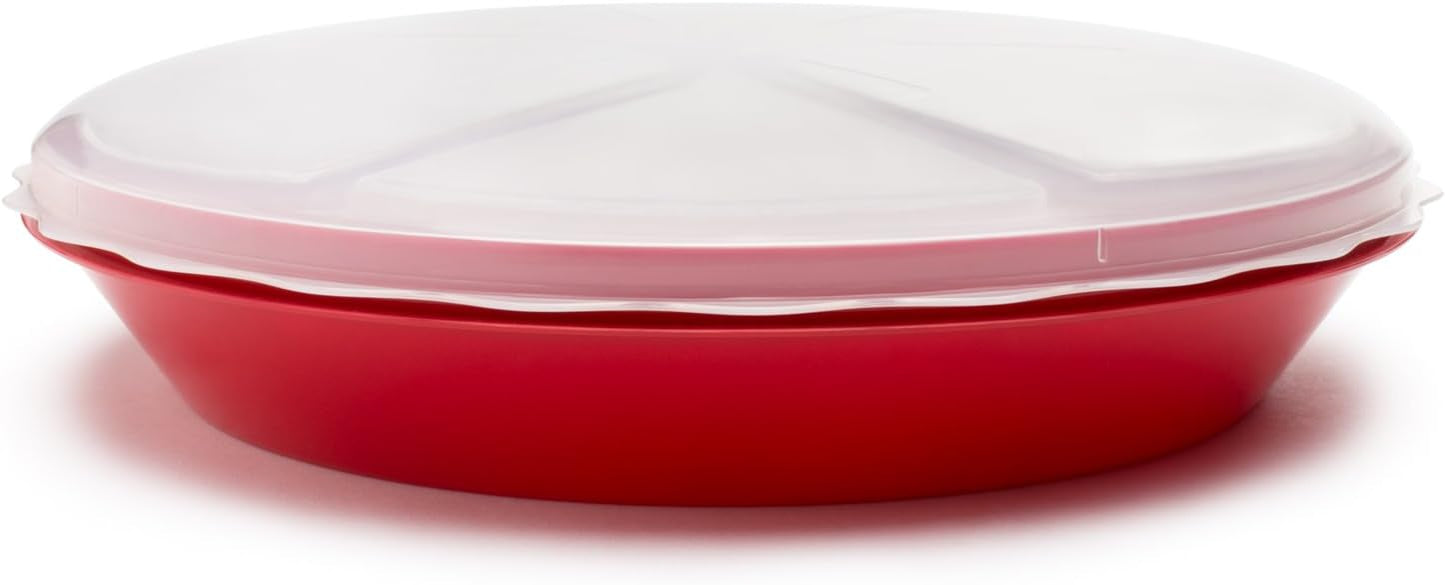Fox Run Pie Carrier and Saver With Lid, Saves up to 10" Pies, Includes 6 Pie Slice Containers