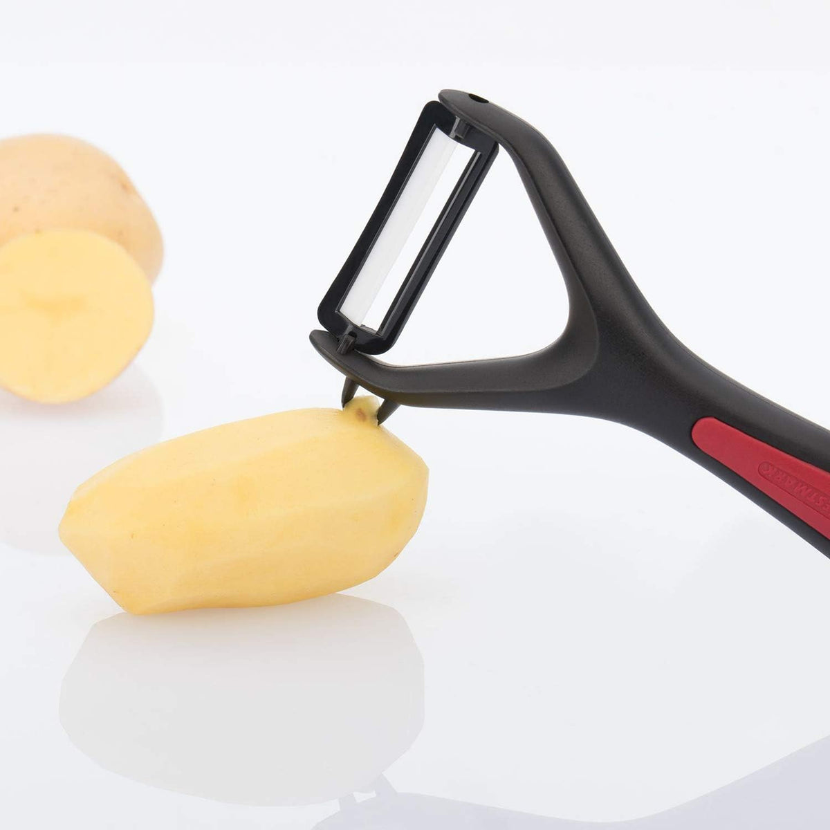 Westmark 29112270 Ceramic Blade Peeler, 5.9 x 0.7 x 2.7, Black