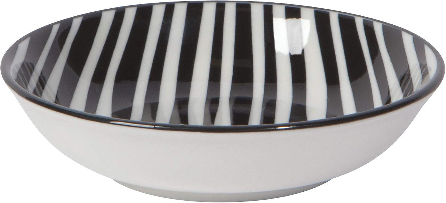 Now Designs Dewdrop Pinch Bowls Set of 6, 100% Stoneware, 2 oz Capacity, Dishwasher & Microwave Safe