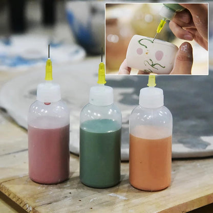 30cc Needle Tip Glue Squeeze Bottle Precision Tips Applicator Bottles 5 Pcs