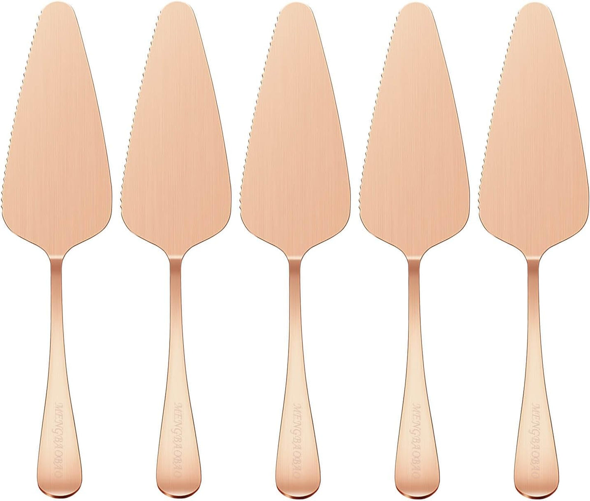 5x Cake Server Pie Holder Transfer Triangular Spade Spatula for Pizza Cake