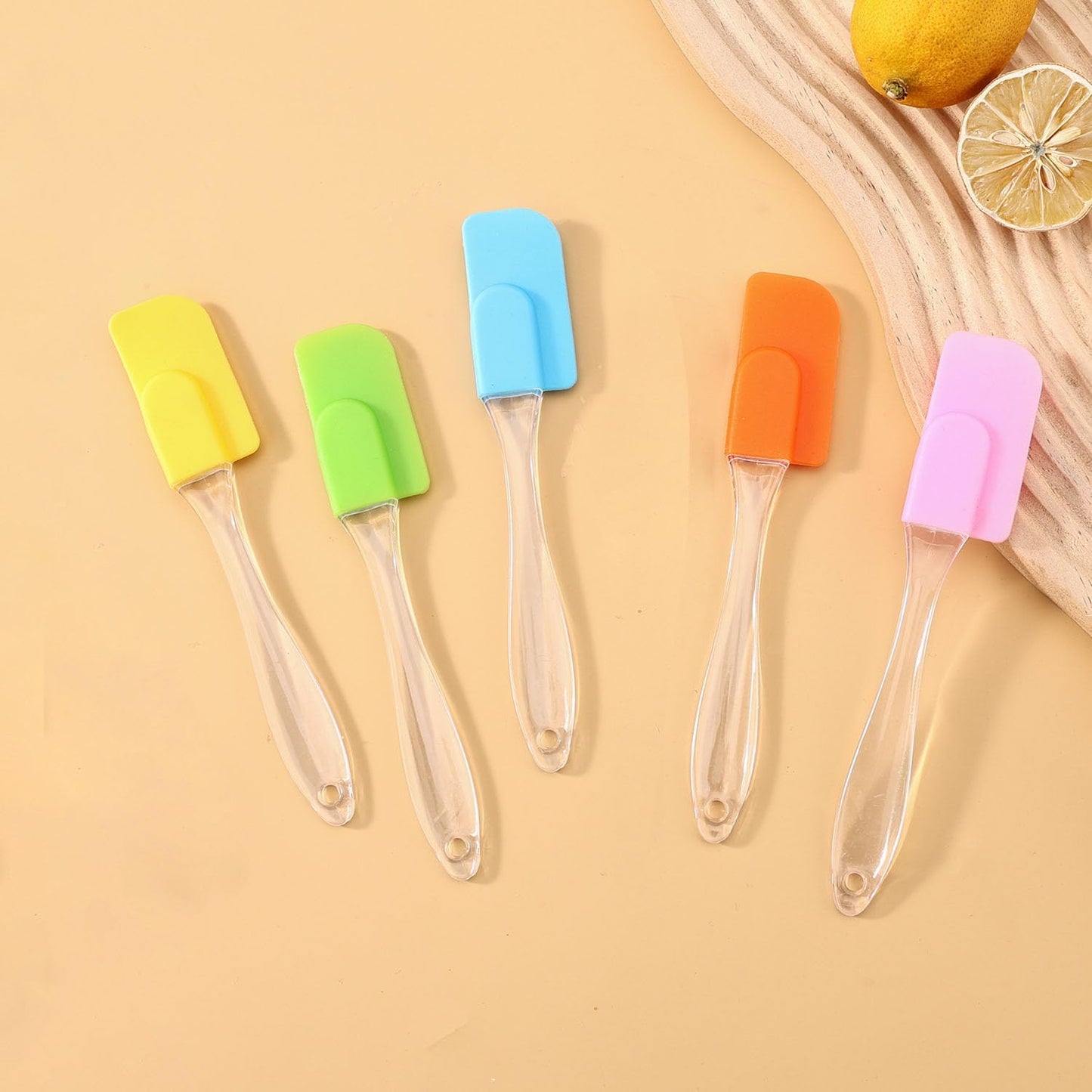 4 PCS Silicone Spatula,Rubber Spatula with Stainless Steel Core11 Inch Non-scratch Baking Cooking 8Inch Spatula Set Flexible Heat Resistant (Black)