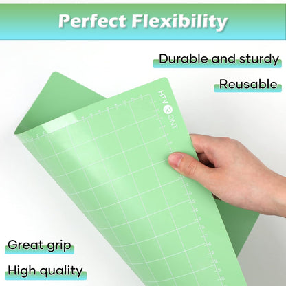 HTVRONT Cutting Mats 12x12, Compatible with Cricut Maker/Explore