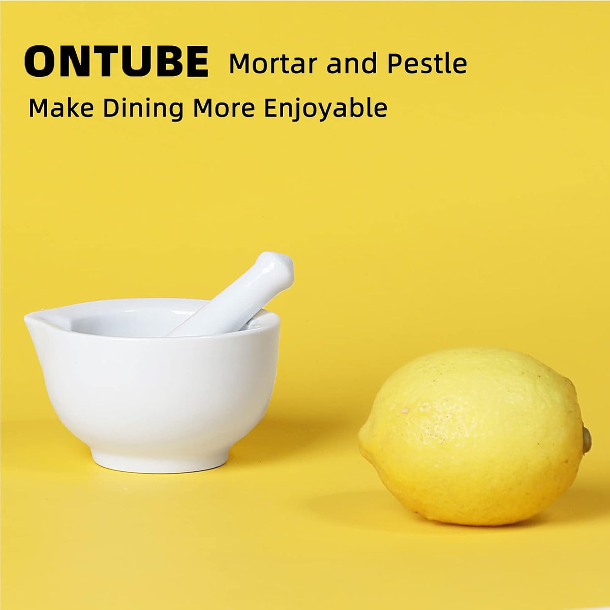ONTUBE Mortar and Pestle Set (3.2 Inch)