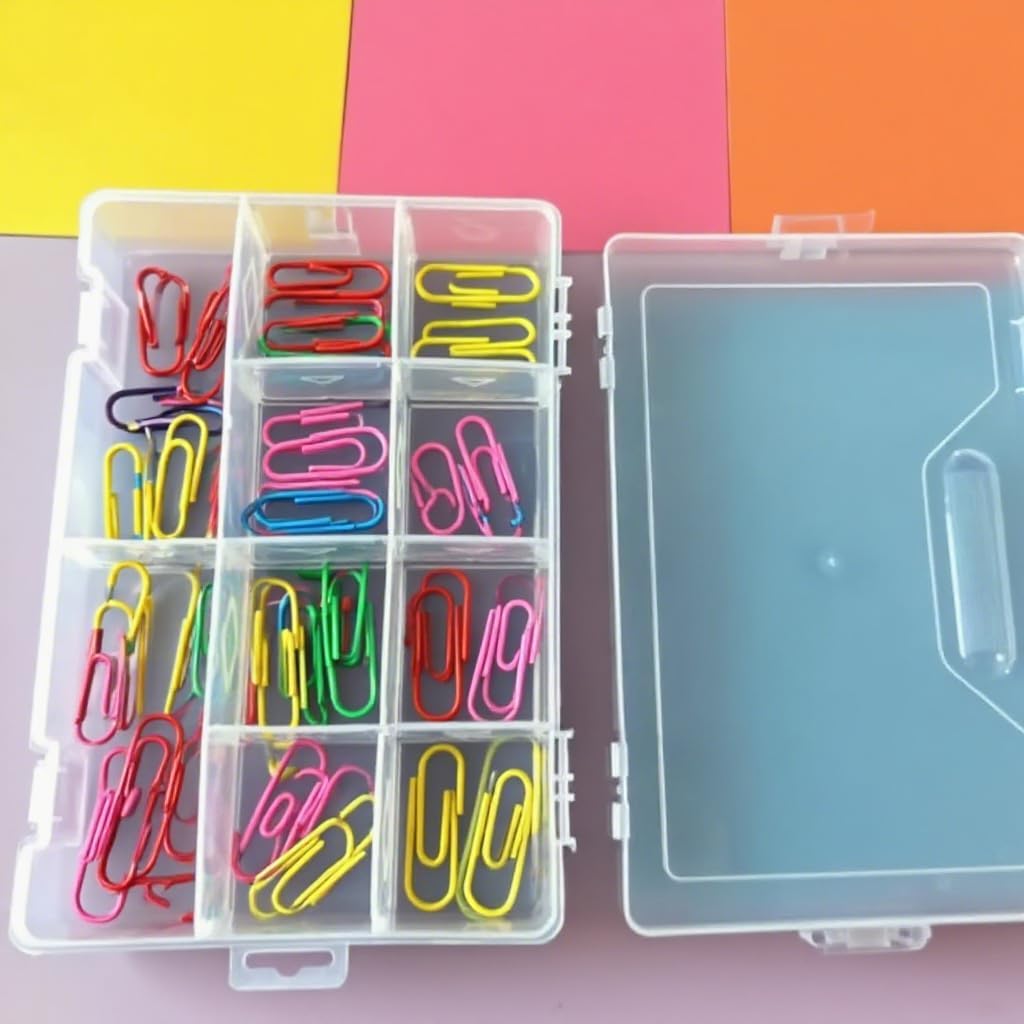 3pcs Clear Storage Small Parts Organizer Box Storage Bin With Dividers Multi Compartment for Beads Art DIY Tackle Box Organizer (10 - compartment in length)