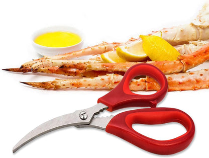 Kitchen Seafood Scissors for Crab Legs, 4 Pack Crab Leg Scissors