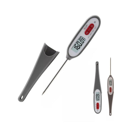Taylor – Compact Instant-Read Pen Style Digital Kitchen Meat Thermometer - Waterproof Grey - Gray (Blue)
