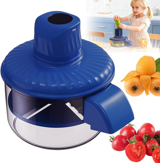 Transparent Electric Fruit and Vegetable Peeler, 2026 New Automatic Effortless Peeling for Home Kitchen, Universal Automatic Garlic & Grape Peeling Machine for Fruit Vegetable (1)