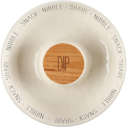 Mud Pie Circa Chip N Dip Set (Bistro Chip n' Dip Server)