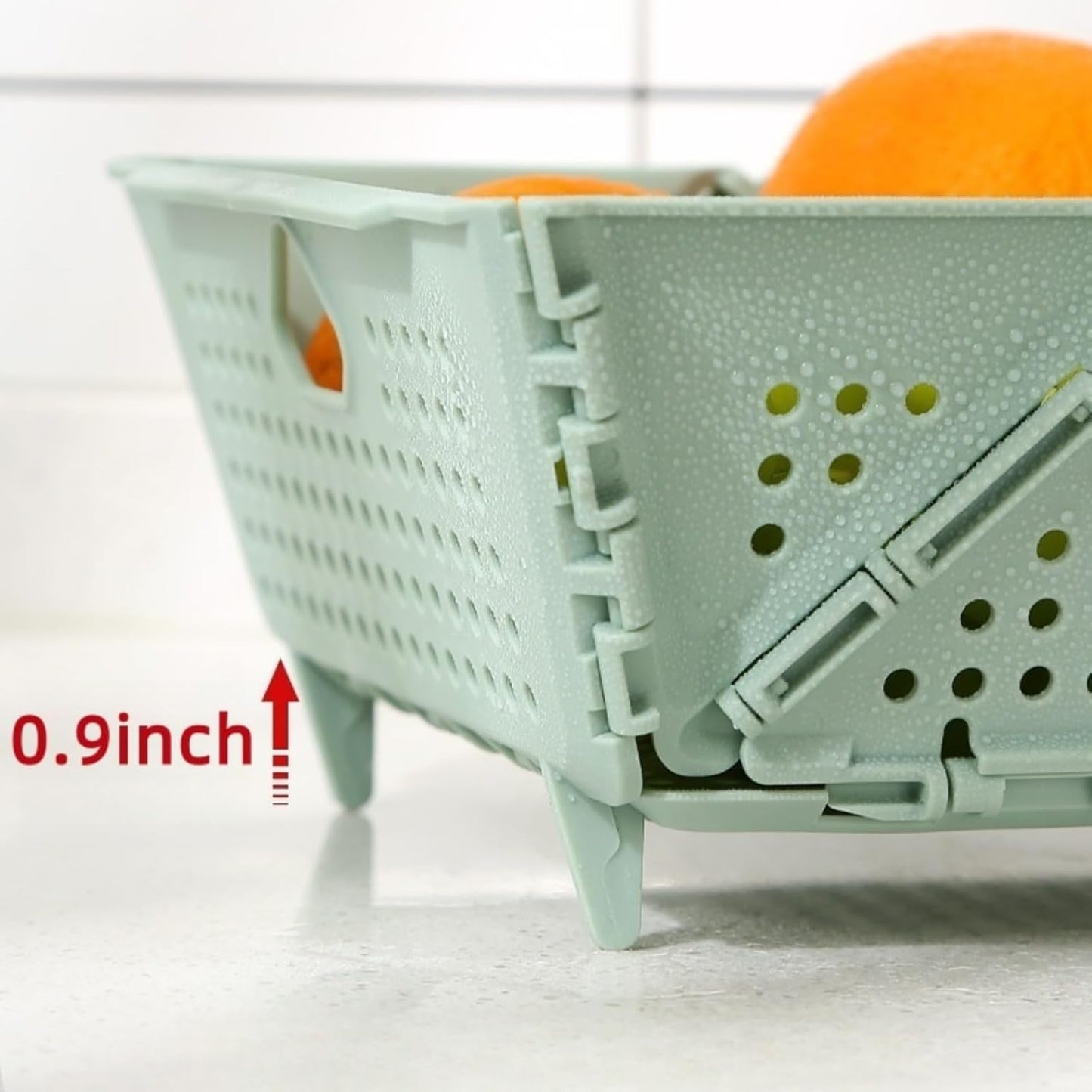 Small Collapsible Kitchen Colander and Strainer (1pcs) | Foldable Space-Saving