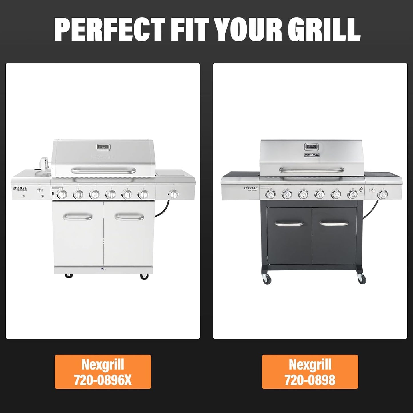 Utheer 2-Pack Griddle Warming Rack for Blackstone 28" Griddles, Stainless Steel Flat Top Grill Accessories | Reversible Rack Adds Prep Space, Foldable Clip-On Design Expands Cooking & Holding Area