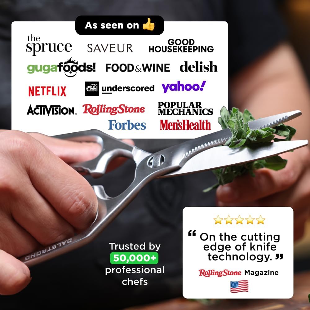 Dalstrong Kitchen Scissors & Pizza Wheel Cutter Set