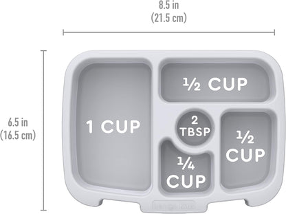 Bentgo® Kids Prints Tray with Transparent Cover - Reusable, BPA-Free, 5-Compartment Meal Prep Container with Built-In Portion Control for Healthy Meals At Home & On the Go (Mermaids in the Sea)