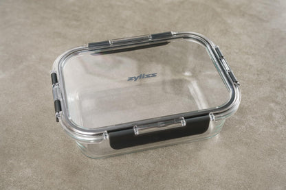 Zyliss Glass Food Storage Container 12.5oz, Shatter Resistant Borosilicate Glass, Airtight Leakproof Tritan Lid, BPA Free, Microwave, Freezer & Dishwasher Safe
