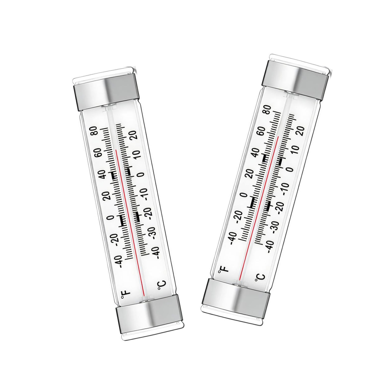 2 Pack Analog Refrigerator Thermometer for Cooler, Fridge & Freezer