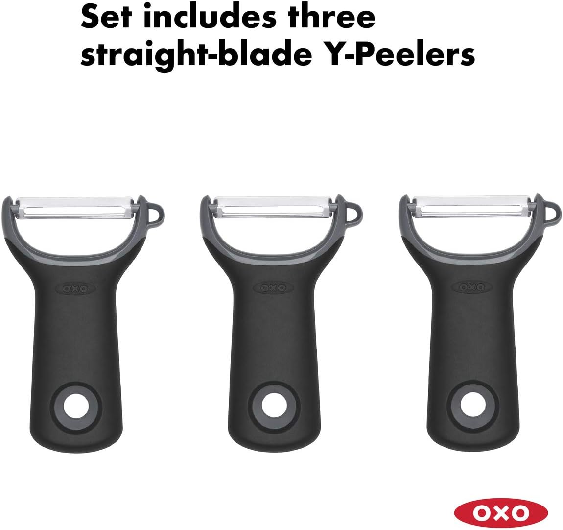 OXO Good Grips 3 Piece Y-Prep Peeler Set