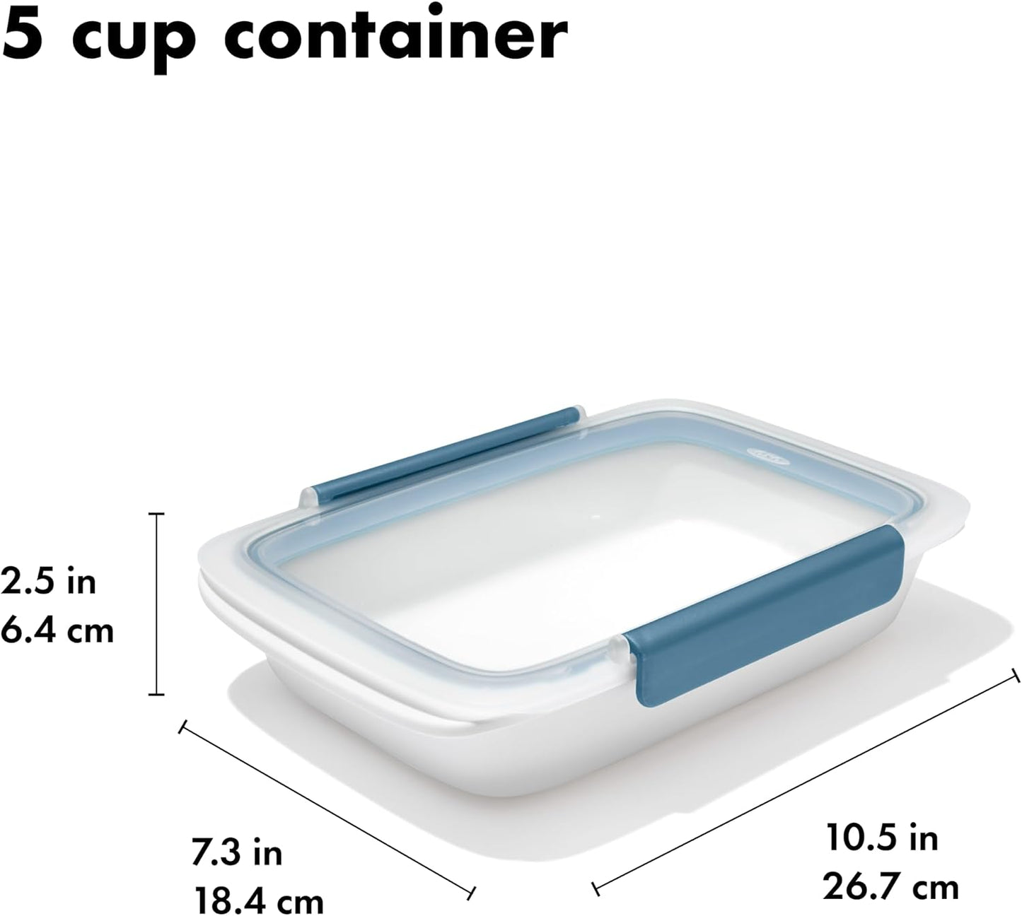 OXO Good Grips Prep & Go Snack & Dip Container, Snack Fuss-Free on the Move, Leakproof Reusable Small Meal Food Storage and Lid, Food Containers with Lids, Snack Organizer, 1.6 Cups/0.4 L