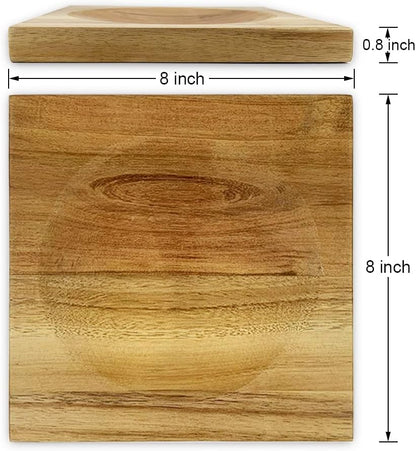 Ulu Cutting Board, Ulu Chopping Bowl, Mezzaluna Cutting Board Bowl - CXD00