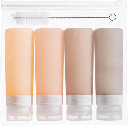 MICEBAY 2 oz Condiment Squeeze Bottles, Leakproof Salad Dressing Container