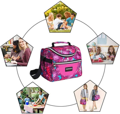 Lunch Bag for Kids Coole Lunch Box Tote for Women Girls Boys Children Student Insulated Bento Bag for School Work Picnic Outdoor Activities