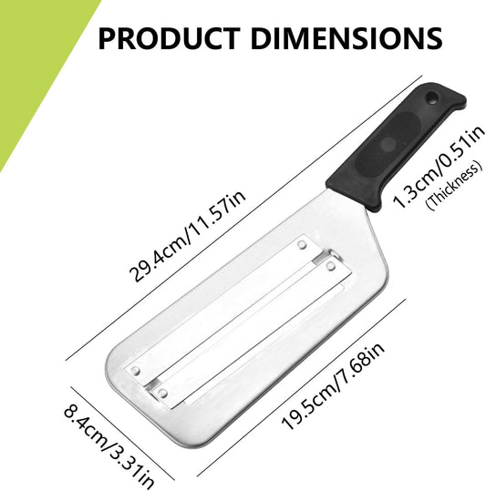 Cabbage Shredder for Coleslaw, Stainless Steel Cabbage Slicer for Kitchen, Shredding Knife for Vegetables & Fruit