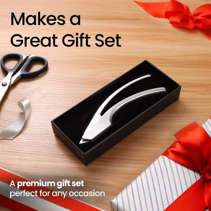 Gourmet Easy Garlic Press Lifetime Replacement, No Need to Peel, Fine Mince