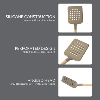 Sur La Table Kitchen Essential Mealcraft Silicone Spatula - Juniper Green