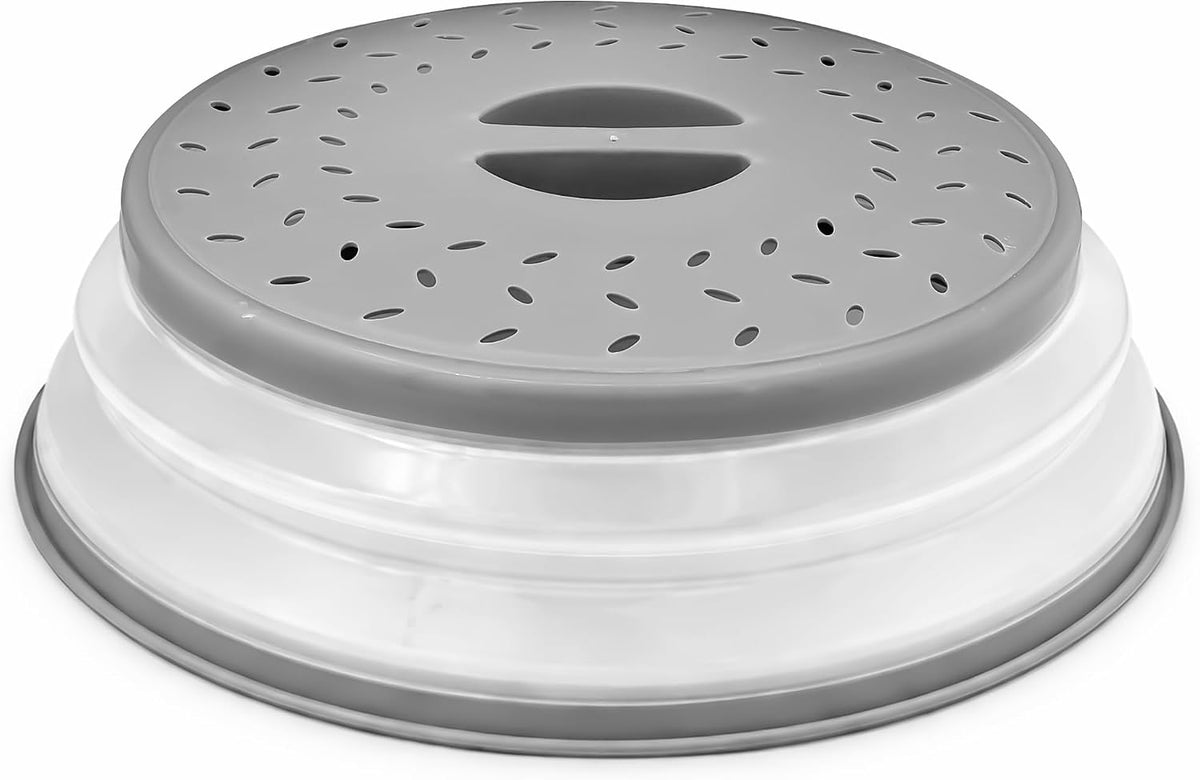 Collapsible Microwave Splatter Cover for Food, 10.5 Inch