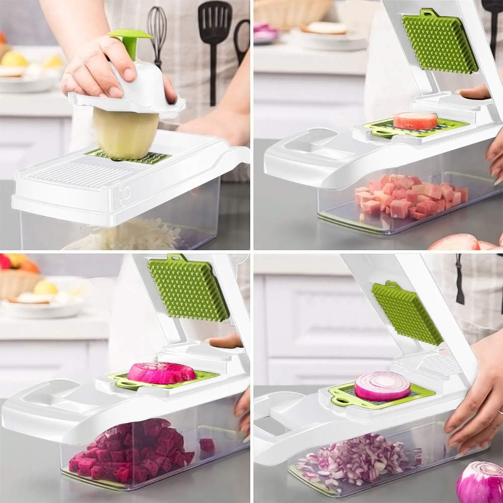ADOV Vegetable Chopper With Container, Mandoline Slicer For Kitchen