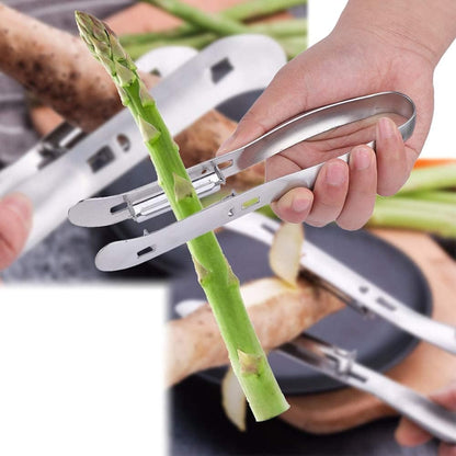 Asparagus Peeler Stainless Steel Peeler Vegetable Peeler Kitchen Peeler Double Sided Carrot Peeler fruit Peeler Potatoes Peeler Multi Function Tomato Potato Remover Kitchen Tool