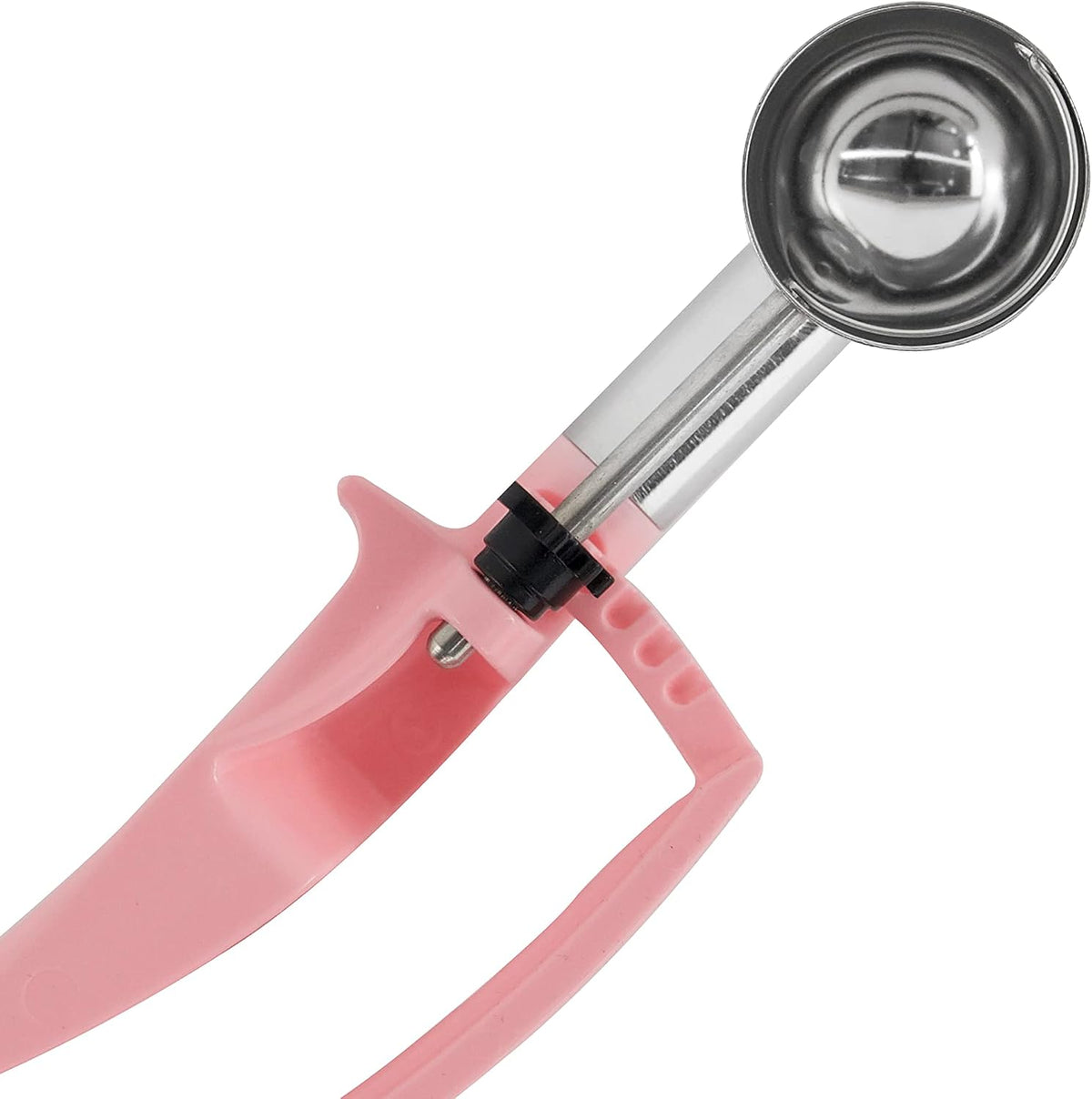 Zeroll 2030 Universal Standard Length EZ Disher Food Portion Control Scoop Designed for Right or Left Hand Use Dishwasher Safe NSF Approved, 1 3/4-Inch, Black