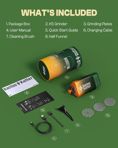 K5 Electric Spice Grinder 5g Automatic One-Hand Use Rechargeable Mill
