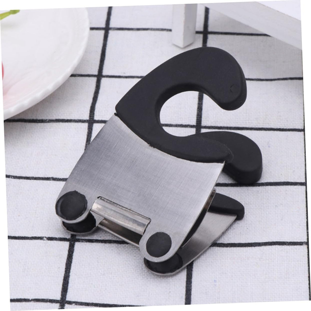 Stainless Steel Pot Clip Spoon Holder, Kitchen Utensil Rest