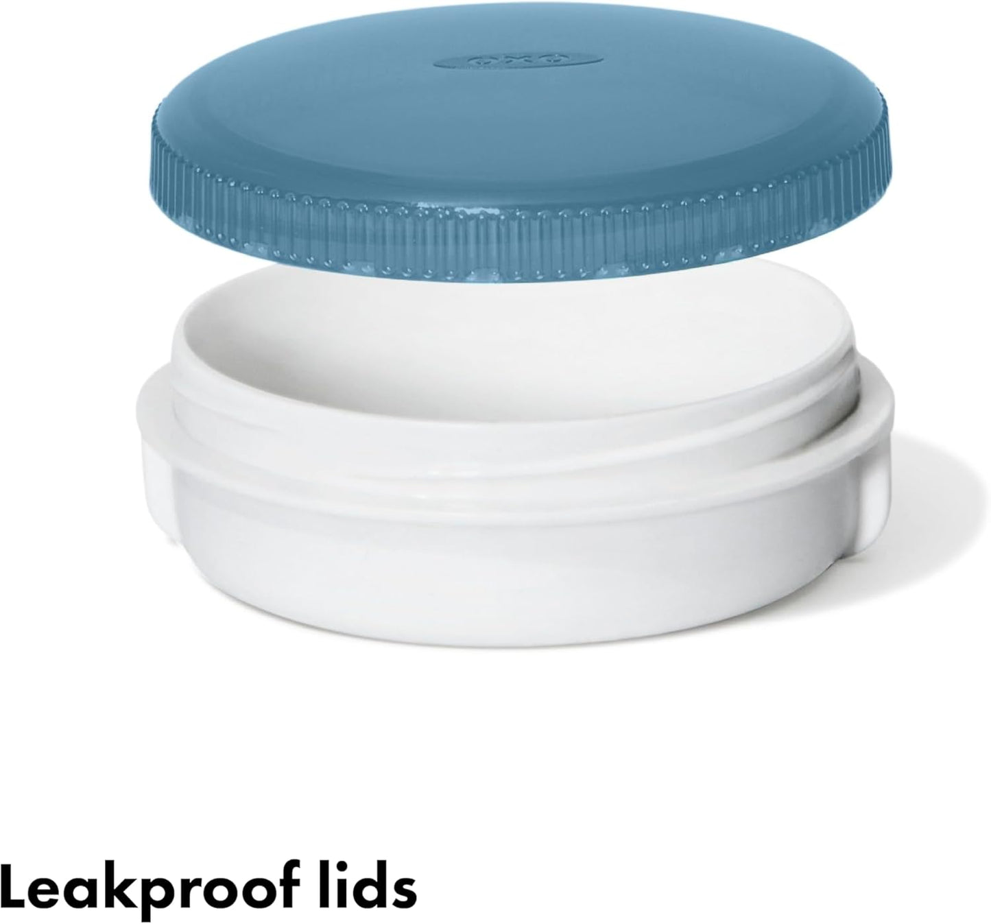 OXO Good Grips Prep & Go Snack & Dip Container, Snack Fuss-Free on the Move, Leakproof Reusable Small Meal Food Storage and Lid, Food Containers with Lids, Snack Organizer, 1.6 Cups/0.4 L
