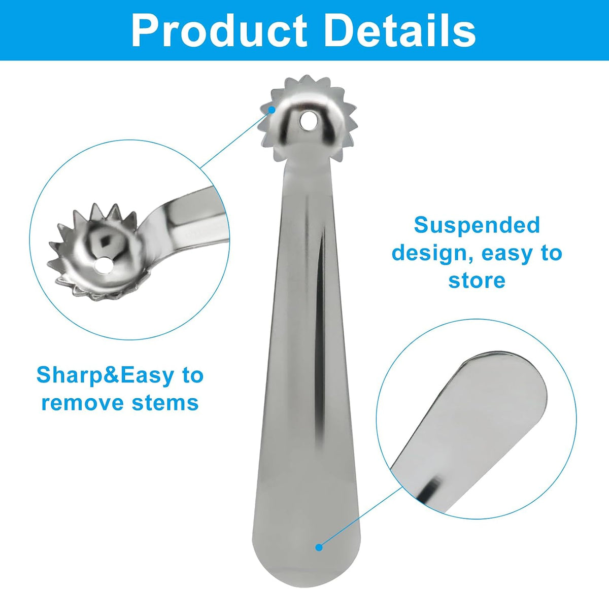 5 Pcs Tomato Stem Corer, Strawberry Huller